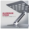 AXAGON STND-LQ Podstawa do laptopów aluminiowa 10-17.3 cali, regulowane kąty nachylenia, Szara